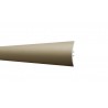 Schodový profil na skrutku 35x35 mm šampaň