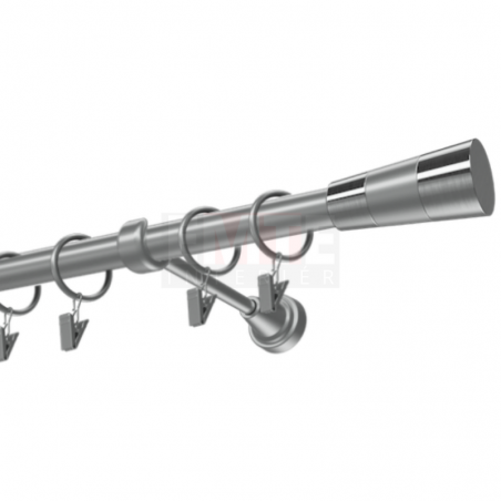 Kovová garniža Valeo strieborná