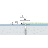 Ukončovací profil vŕtaný 24x6, hrúbka 4,5 mm, dĺžka 270cm