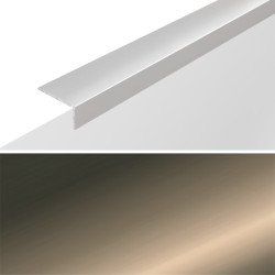 Schodová hrana 15x8,5 mm - šampaň matný