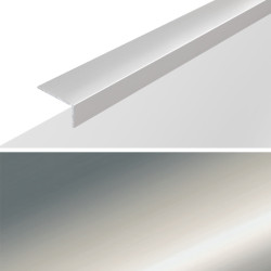 Schodová hrana 15x8,5 mm - striebro mat