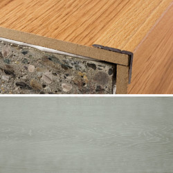 Schodová hrana samolepiaca 24,5x20 mm - orech favilla