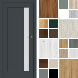 Interiérové dvere so zárubňou Frézia 1 bezfalcové