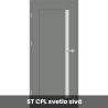 Interiérové dvere so zárubňou Frézia 5 bezfalcové